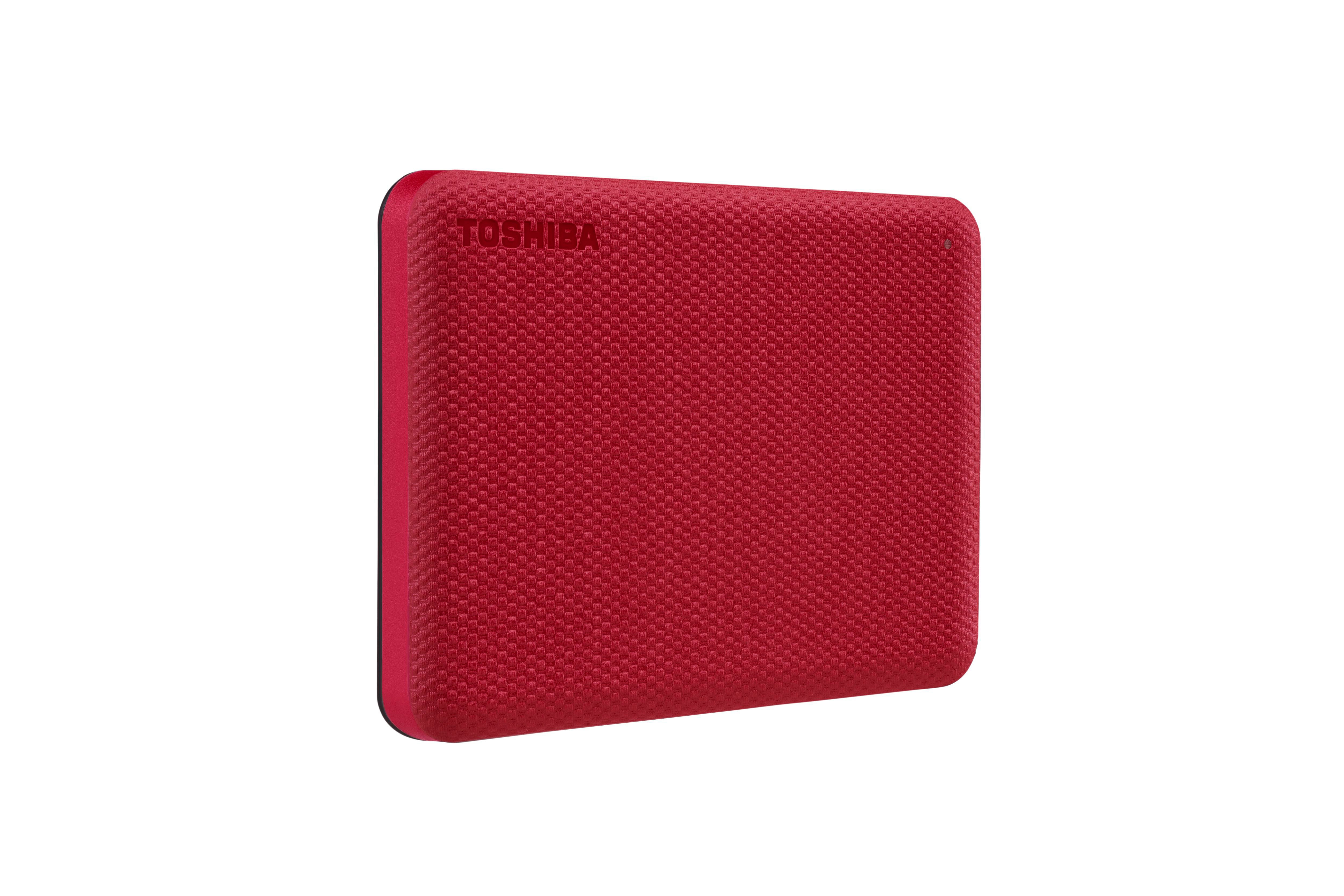 Toshiba Canvio Advance 2 TB externe Festplatte (HDD) Rot