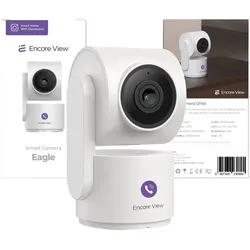 Neue intelligente WLAN-PTZ-Kamera 4Mpx FHD 3x Zoom IR-Nachtsicht USB-C Encore View Eagle