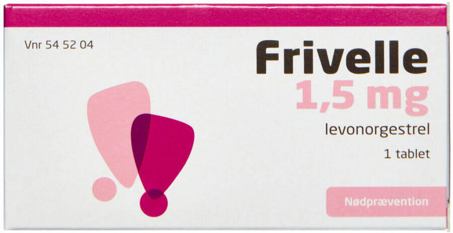 Frivelle 1,5 mg (Håndkøb, apoteksforbeholdt) 1 stk Tabletter