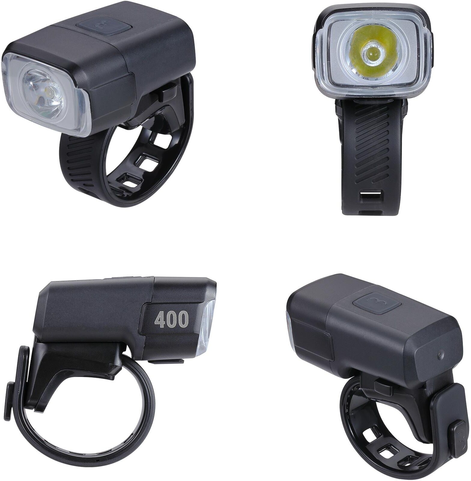 Fahrrad-Frontlicht BBB "Nano Strike 400 Frontlicht", schwarz, Fahrradlampen, Fahrrad-Frontlicht schwarz Einheitsgröße