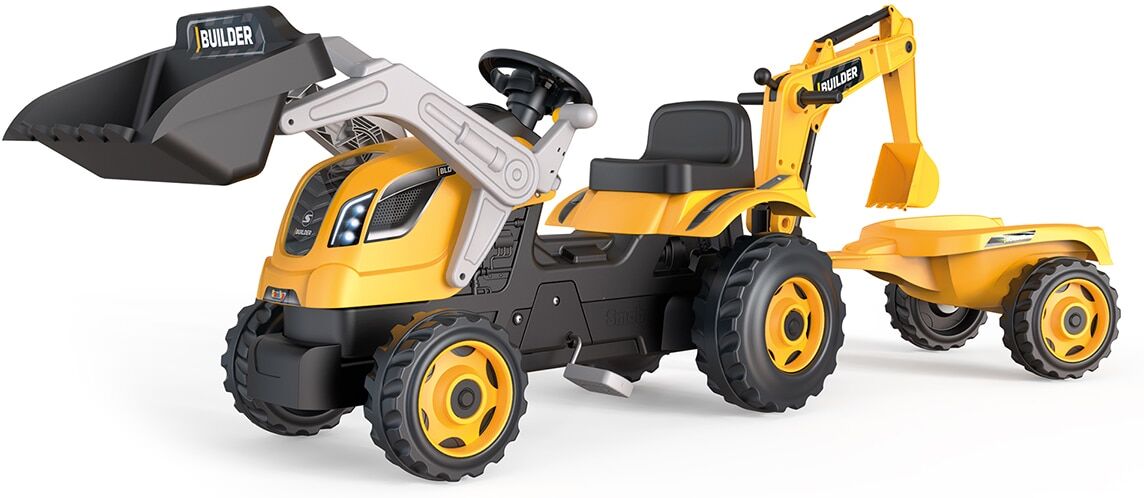 Smoby Tractor Builder Max con Remolque .