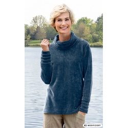 Baumwoll-Shirt in indigo in Größe 40/42 von DW-Shop, Indigo, 40/42