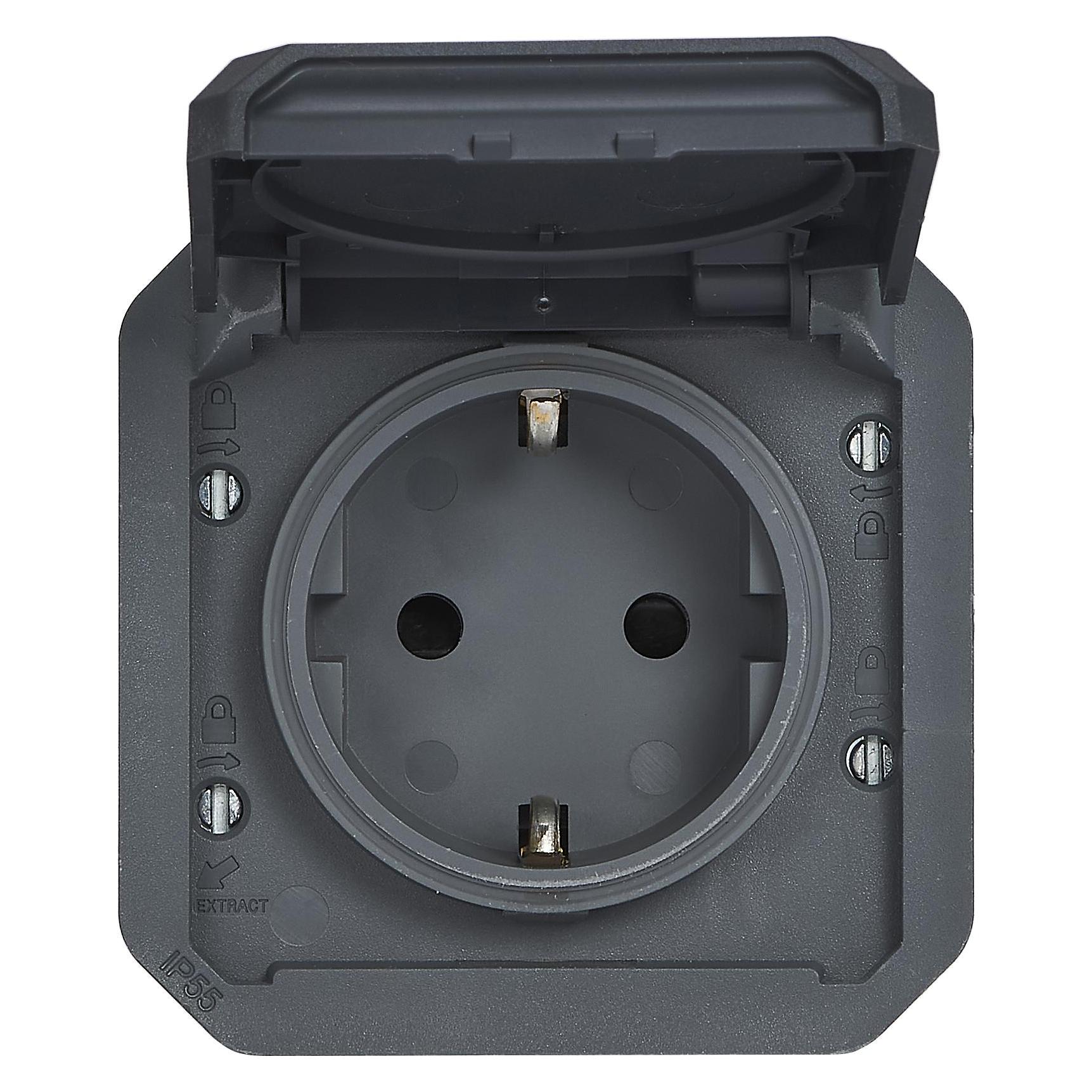 Legrand Plexo New Einsatz Schutzkontakt-Steckdose (069839L)