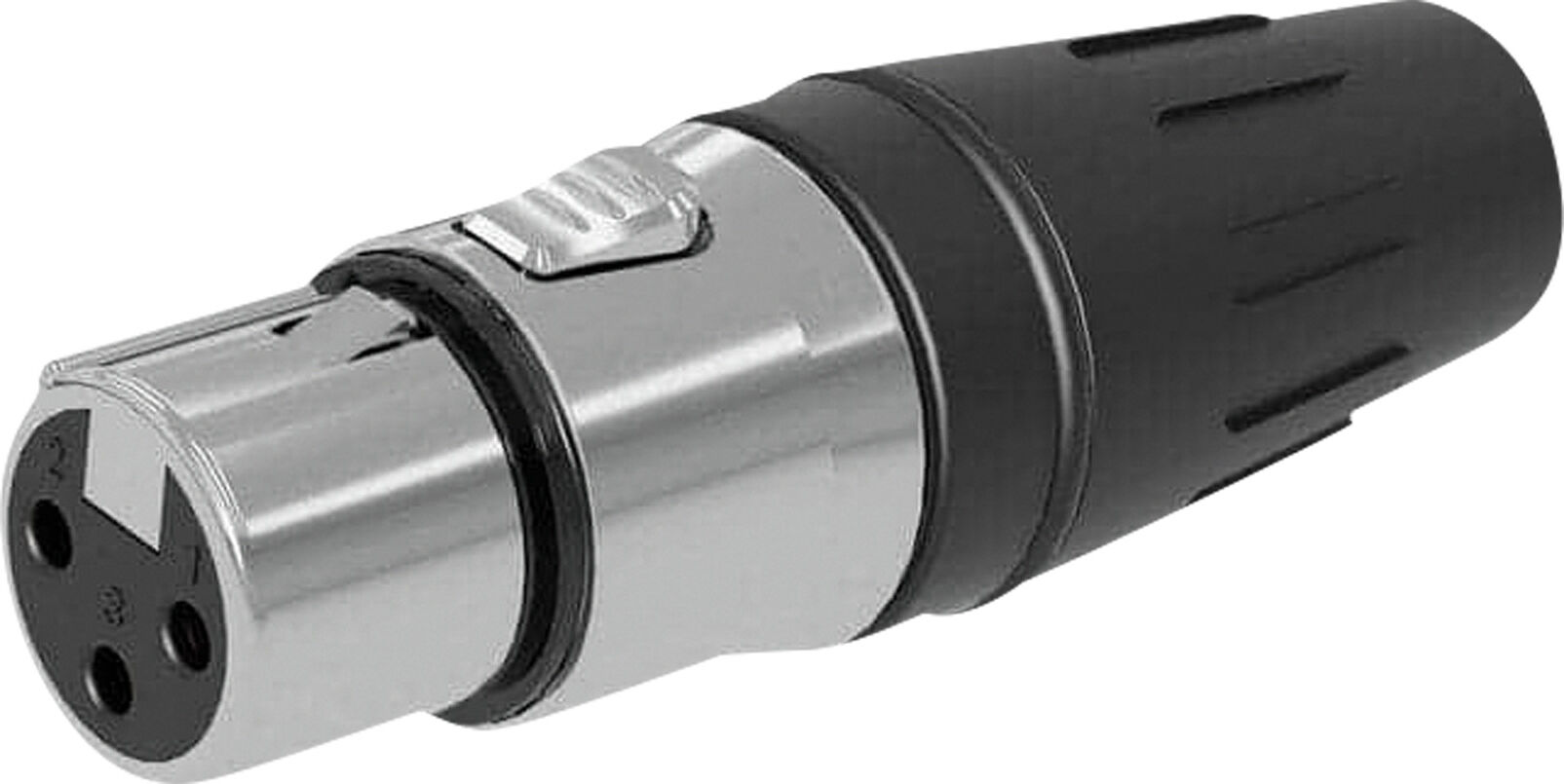 Seetronic Xlr-3p-Stecker – Buchse, Vergoldete Kontakte – Edelstahlgehäuse