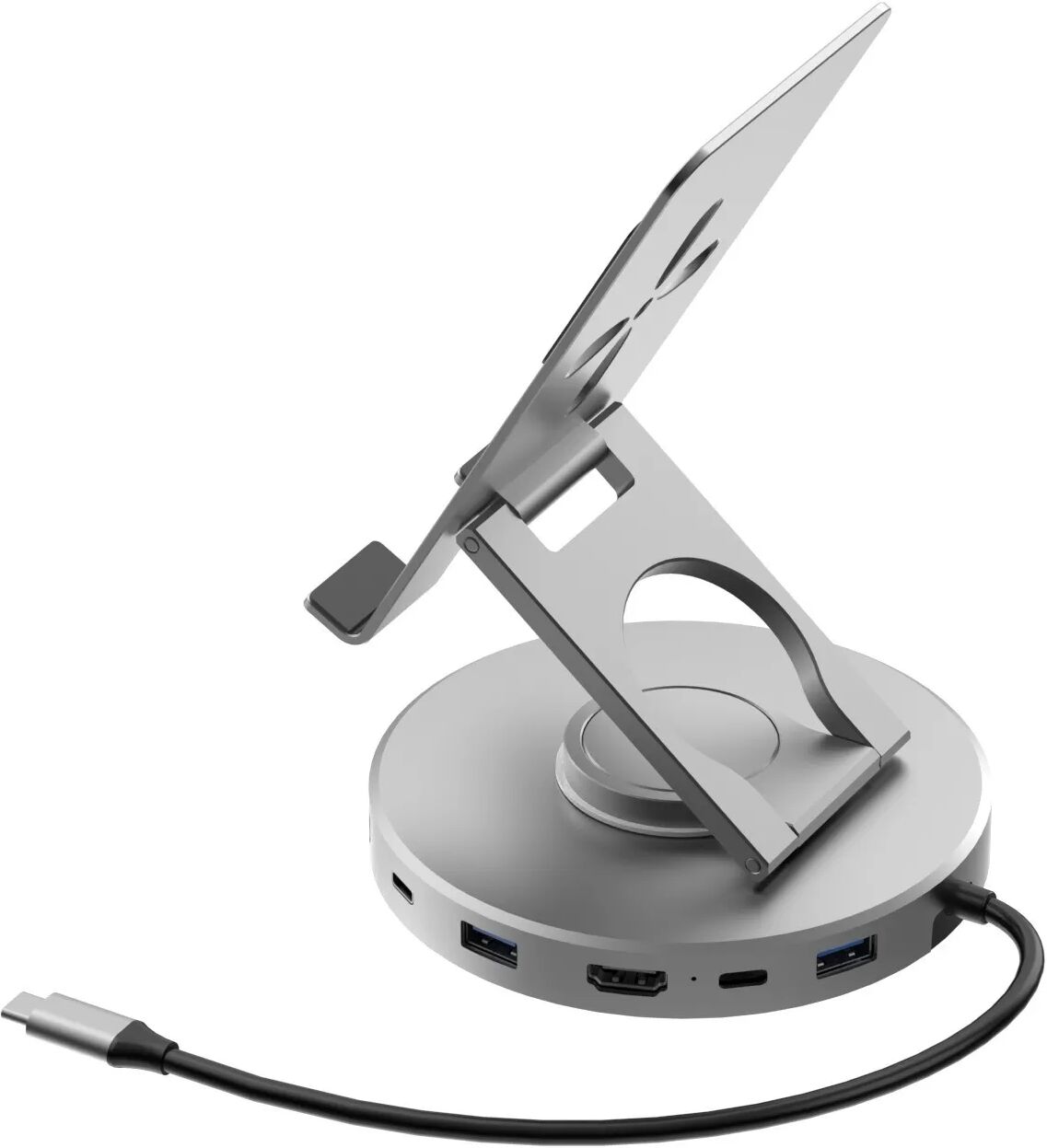 INF 6-in-1 Aluminiumlegierung Dockingstation kompatibel mit Switch 2, ROG Handheld mit abnehmbarem Kühlventilator