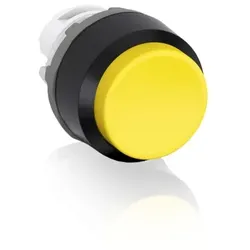 ABB MP3-10Y Drucktaster, gelb, hoch-tastend, Frontring, Kunststoff schwarz nicht beleuchtbar 1SFA611102R1003