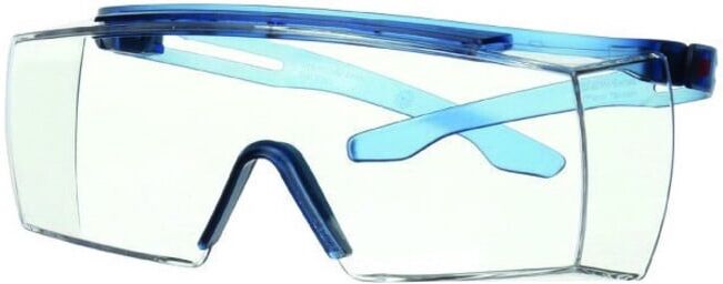 3M SECUREFIT lunettes de protection SecureFit 3700, branches bleues, verre clair 3M (7100209340)