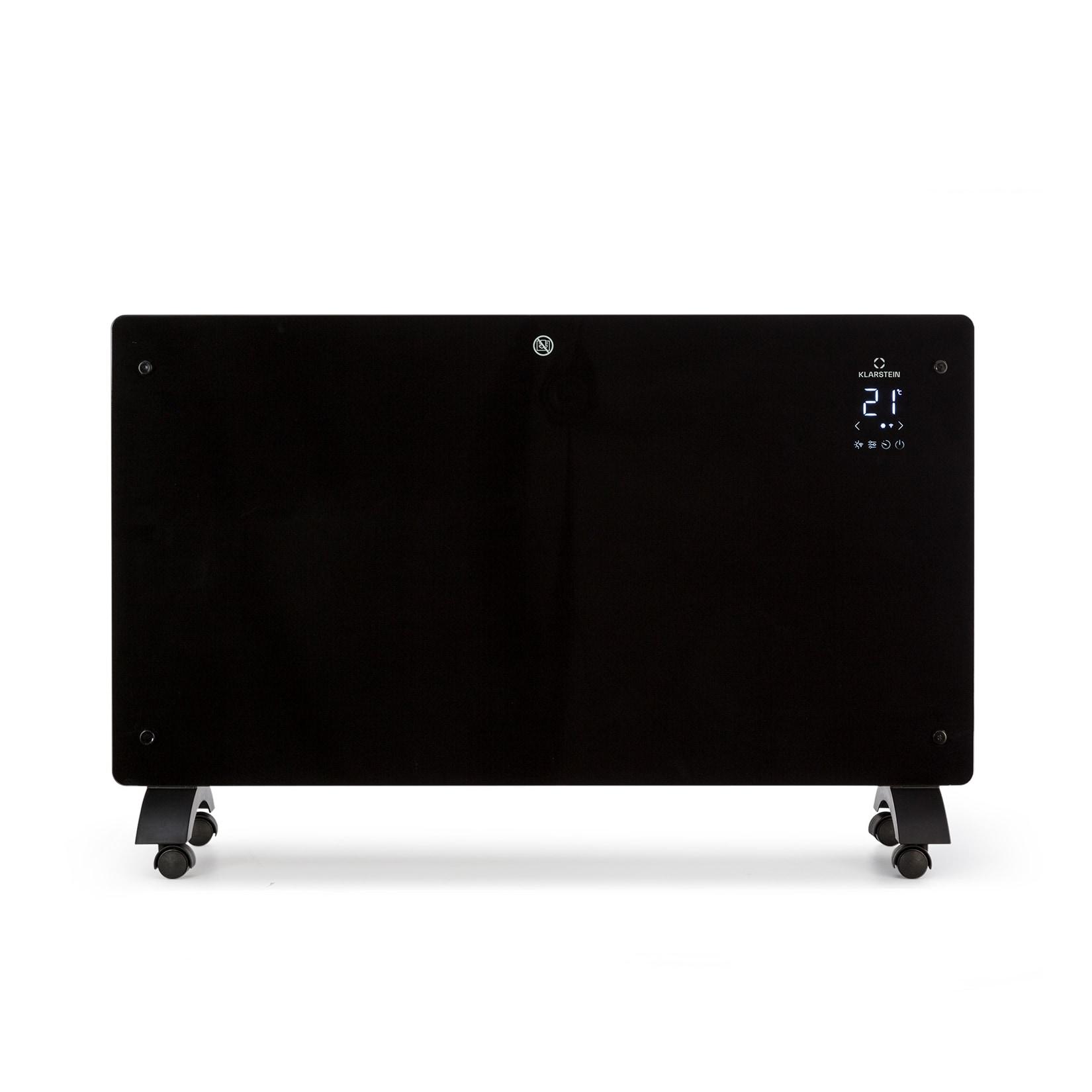 Bansin Crystal Smart Konvektions-Heizgerät 2500W 5 - 50 °C App-Steuerung Schwarz 2500 W