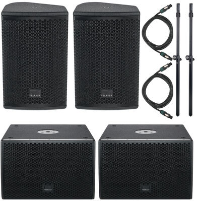 Seeburg Acoustic Line X1/GSub 1001 Power Bundle Schwarz
