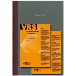 Verkehrsrechts-Sammlung (VRS). Entscheidungen aus allen Gebieten des Verkehrsrechts /, Ratgeber