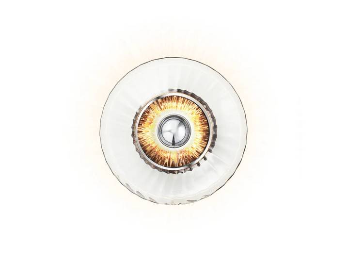 Design By Us Applique murale New Wave Optic Ø26 cm Transparent
