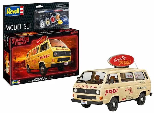 Maquette Argyle'sVWT3 Surfer Boy Stranger Things Level 3 échelle 1:24 - Revell