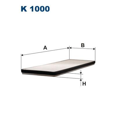 FILTRON Filter, Innenraumluft k1000 für Vaughall GM Opel