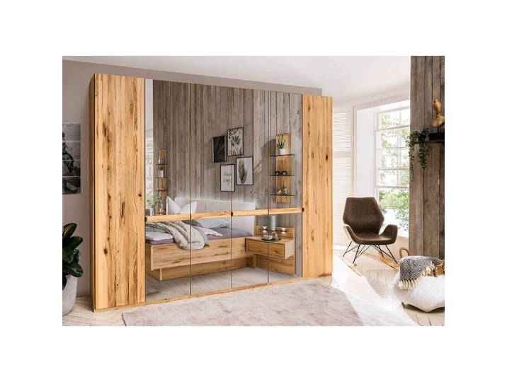 Armoire IV 216cm Marron 4 miroir