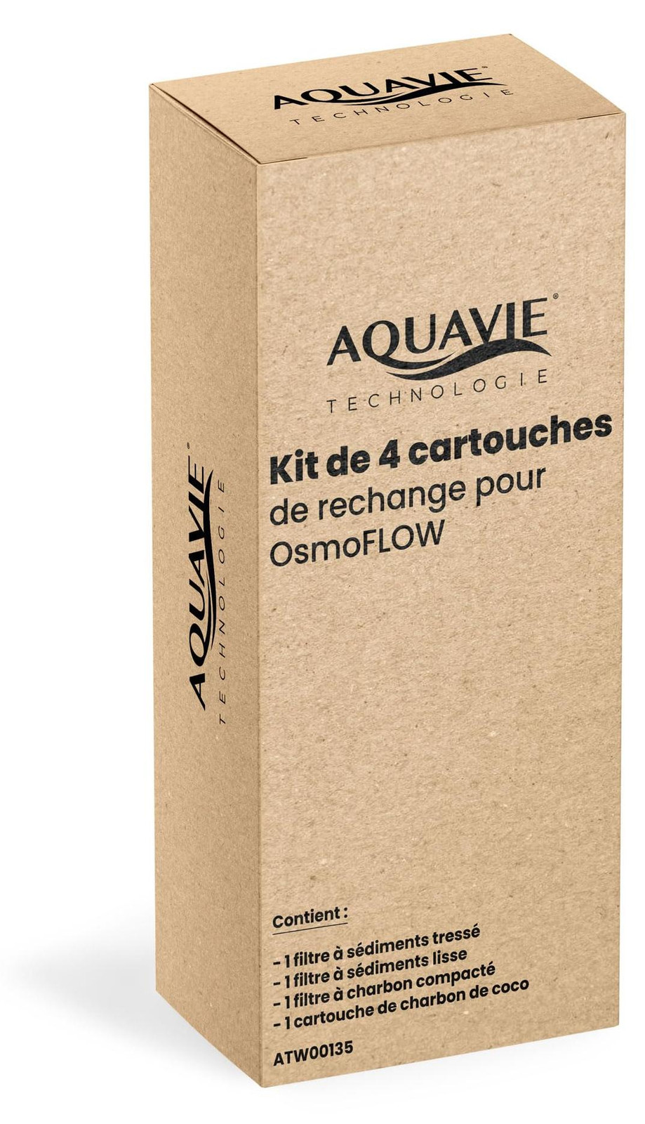 Dripio 4 vervangingsfilters voor het OsmoFLOW waterzuiveringssysteem