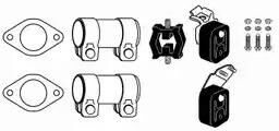 VEGAZ BA-104 Exhaust fitting kit