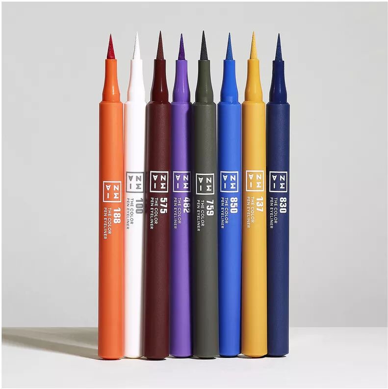 3INA - Pen Eyeliner, The Color, 1 ml,  Olive green