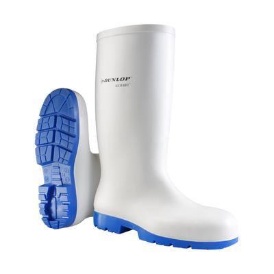 Gummistiefel DUNLOP "Acifort Classic+", Damen, Gr. 35, weiß, Obermaterial: 100% Textilmaterial TEXMAT., Schuhe Gummistiefel
