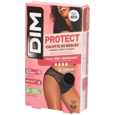 DIM OCS Protect Slip 48-50 sehr stark schwarz 1 St Periodenslip