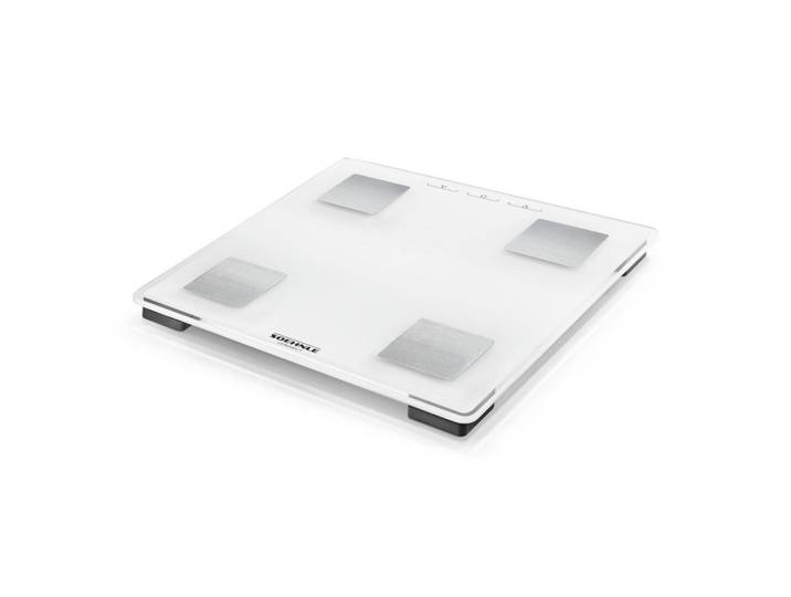 Soehnle Personenwaage Shape Sense, Weiß, Glas, 30x2.4x30 cm, hohe Tragkraft, Freizeit & Co, Wellness & Gesundheit, Gesundheit