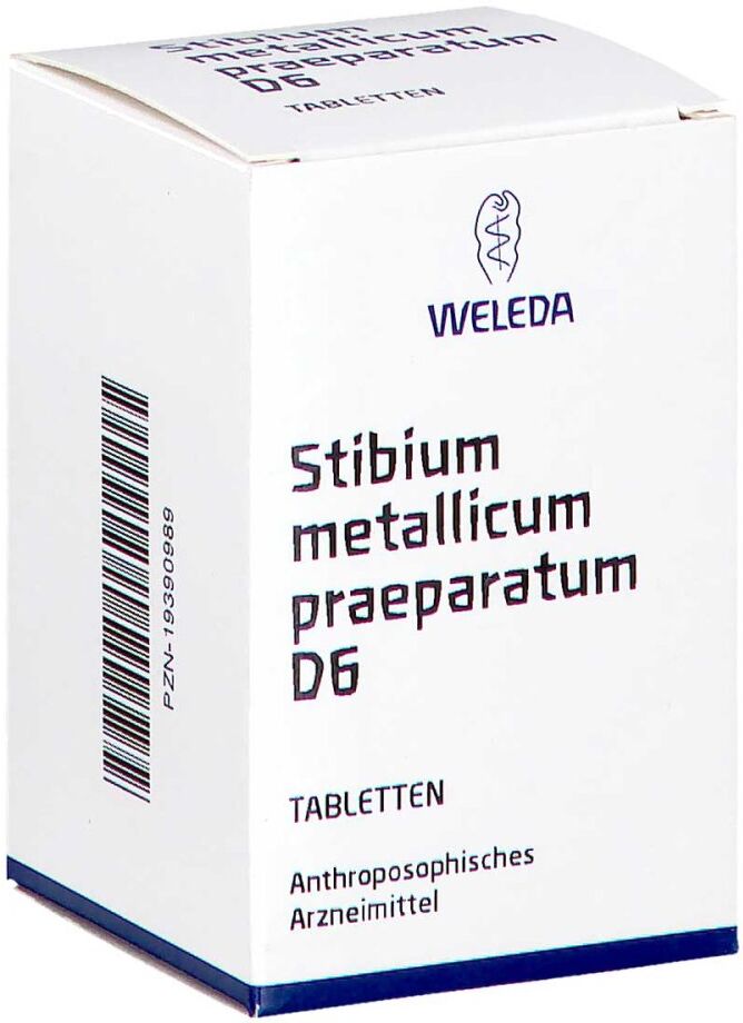 Stibium Metallicum Praeparatum D6  Tabletten
