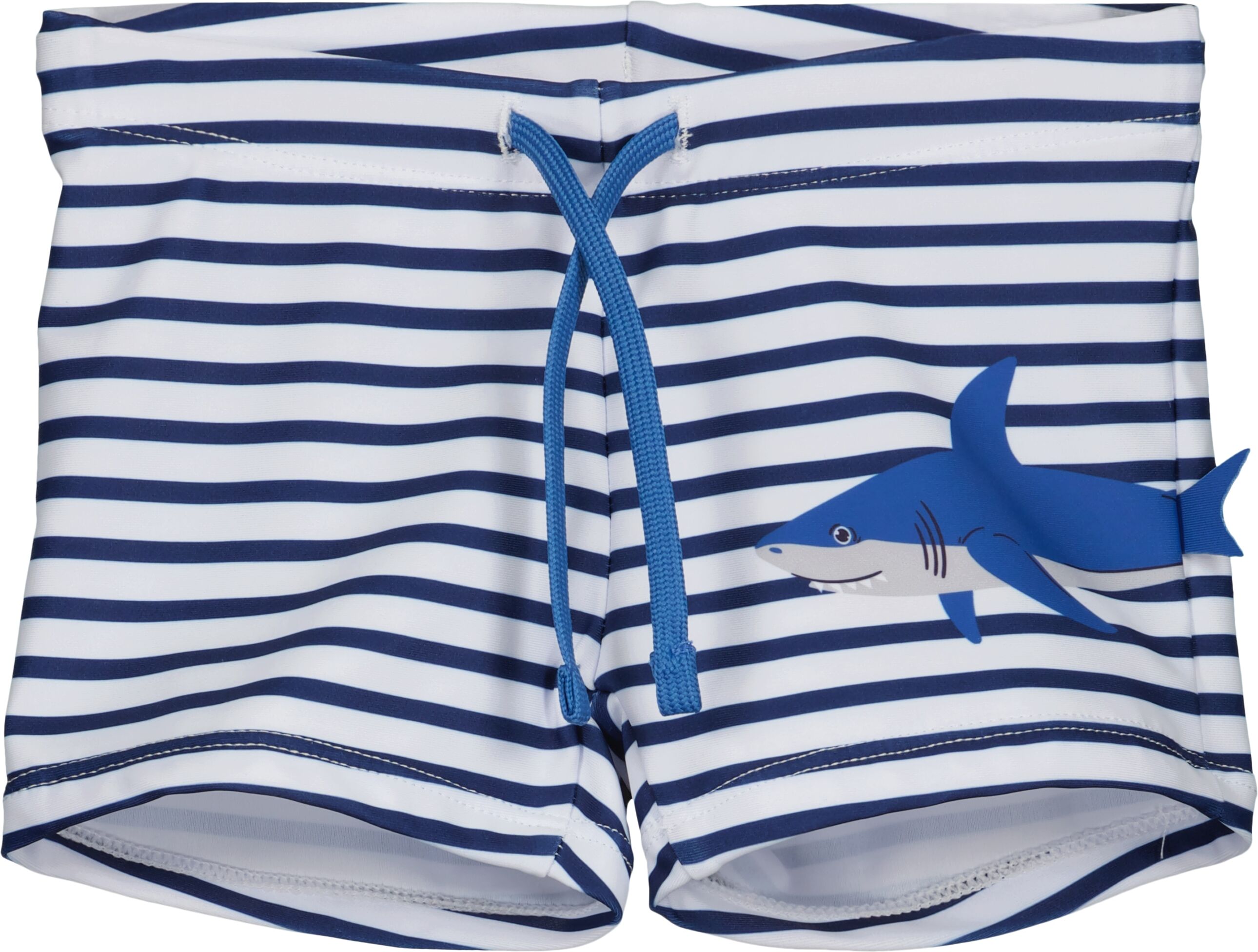 Badeshorts BLUE SEVEN, Mädchen, Gr. 92 (98), N-Gr, blau (ultramarin), Gewirkt, Elasthan, Polyester, bedruckt, geringelt, gestreift, Badehosen Badeshorts ultramarin 92 (98), N-Gr