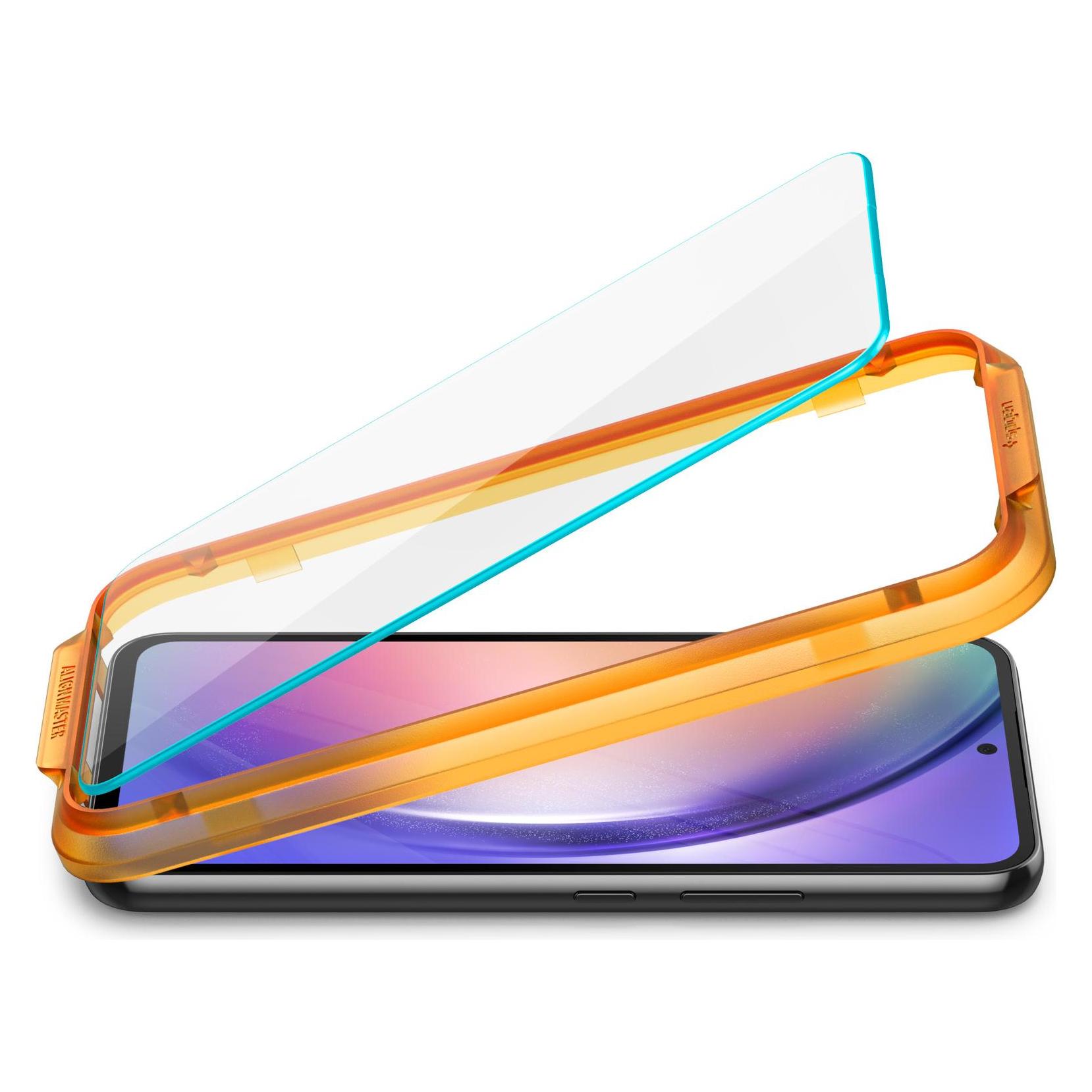 Spigen Gehärtetes Glas Alm Glas.Tr 2er-Pack Galaxy A54 5g Klar (2 Stk., Samsung Galaxy A54 5G) (8809896743211-AGL05966)