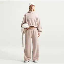 NIKE Damen Hose Studio Fleece Medium Weight "Graphic Pack", Größe S in Pink Pink
