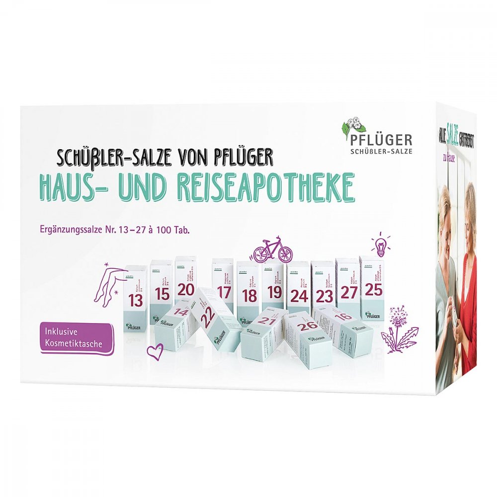 Homöopathisches Laboratorium Alexander Pflüger Gmb Schüßler-Salze Haus/Reiseapotheke Nummer 13-27 Tabletten 06729966