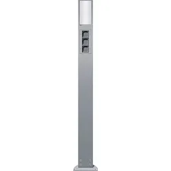 Gira 135326 E-Säule Licht + 3x Leereinheit 1600 mm Gira Energiesäule F Alu