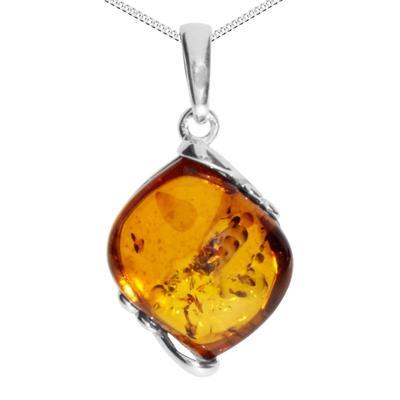 Kette mit Anhänger OSTSEE-SCHMUCK "Ostsee-Schmuck Kette mit Anhänger Sally Kette mit Anhänger Sally" Gr. 45, silber, Halsketten, Damen, 45cm, Silber 925 (Sterlingsilber), L: 42