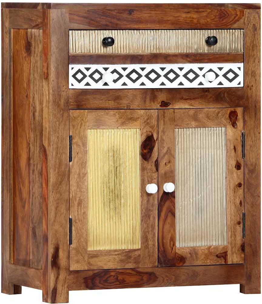 vidaXL Armoire latérale 60x30x75 cm Bois massif
