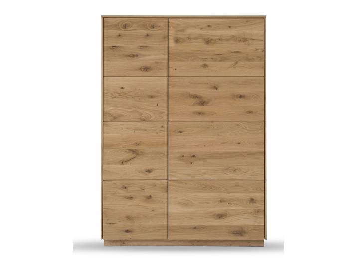 Highboard-Hochkommode Stefan in Wildeiche massiv – Montierte Lieferung – 3%-Vorkasse-Rabatt