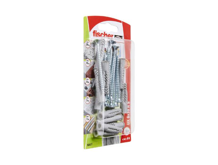 Fischer Universaldübel 6 × 35 mm 10 Stück