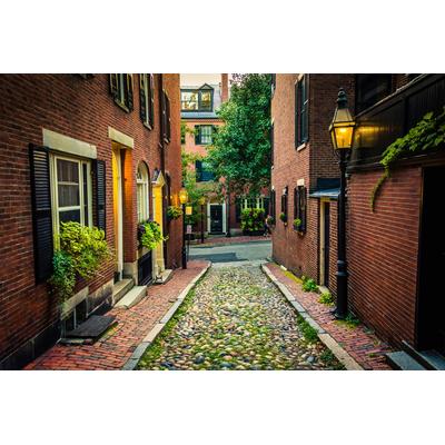Fototapete PAPERMOON "Altstadt", bunt, B:2,5m L:1,86m, Vlies, Tapeten