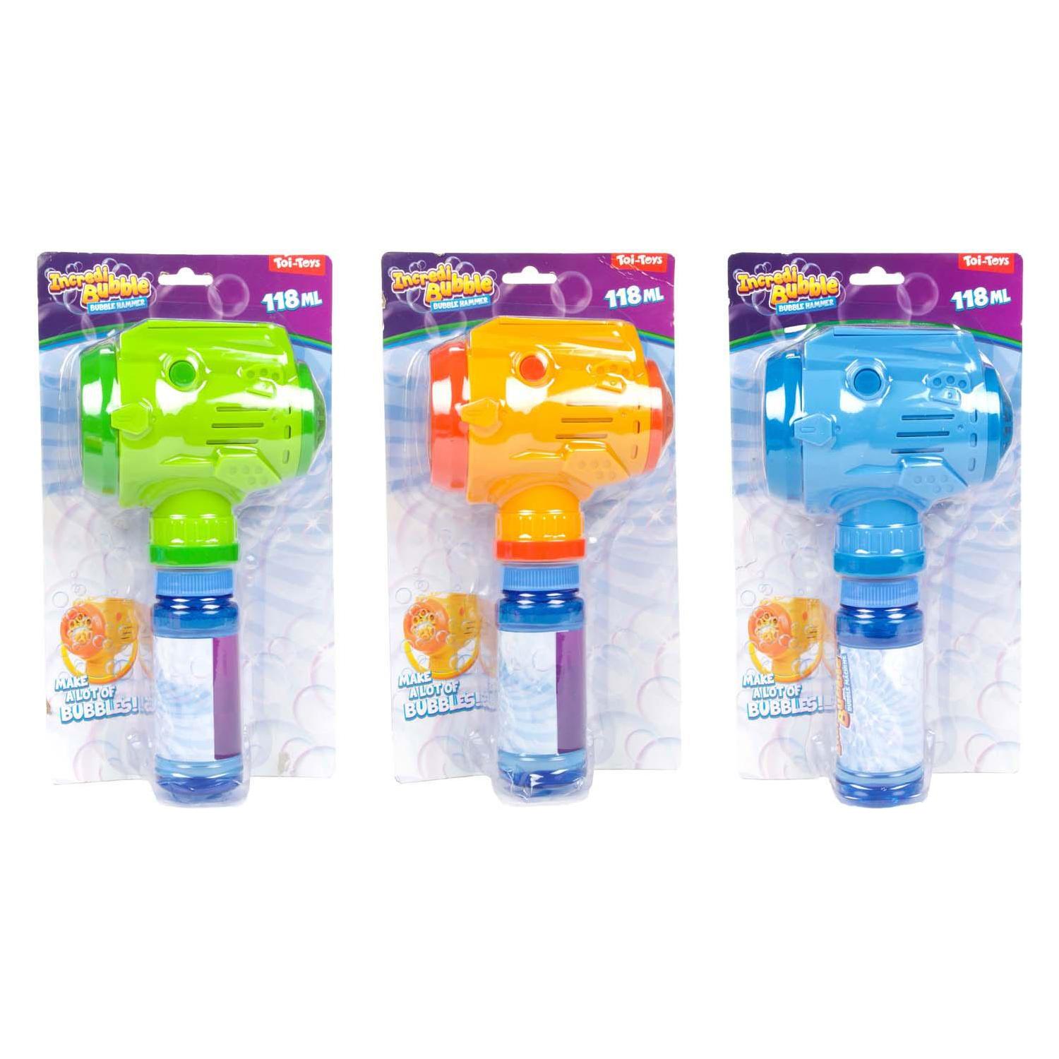 Toi-Toys Seifenblasen Bubble Blasterhammer sort. 118ml BLK (42440Z)