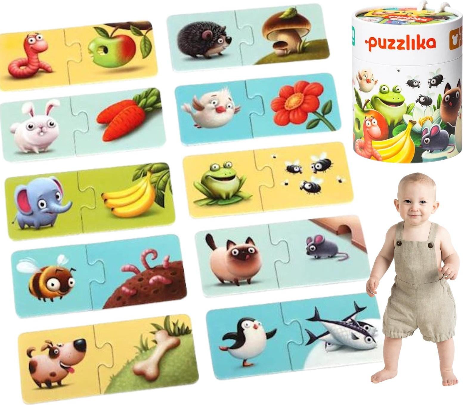 CUBIKA Puzzelset Dieren en Patronen