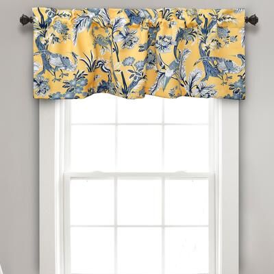 Lush Decor Dolores Room Darkening Window Curtain Valance - 52x18