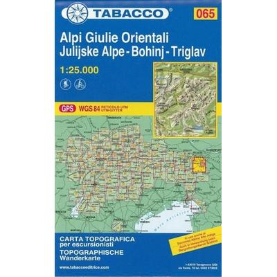 Tabacco Wandern 1 : 25 000 Alpi Giulie Orientali-Julijske Alpe-Bohinj-Triglav, Karte von , Tabacco Editrice