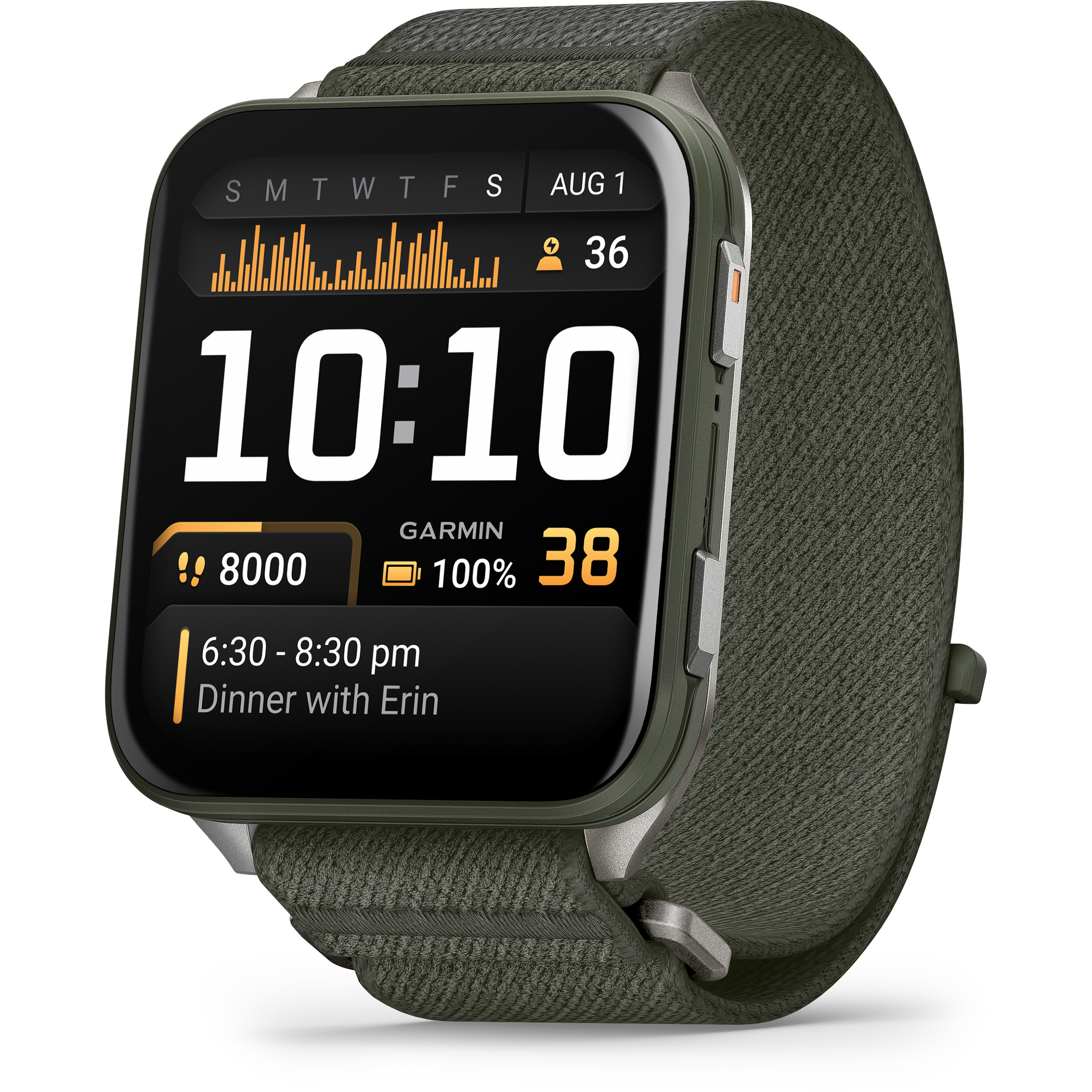 Garmin Venu X1 Smartwatch GPS Uhren oliv Lifestyle | Training & Fitness | Laufen