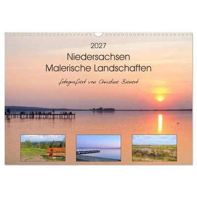 Niedersachsen - Malerische Landschaften (Wandkalender 2027 DIN A3 quer), CALVENDO Monatskalender