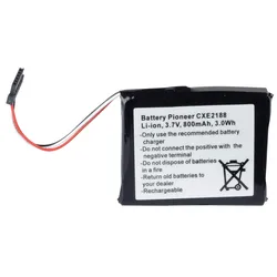 AKKU GPS PI1 - Navigationsgeräteakku, Pioneer, Li-Ion, 800 mAh
