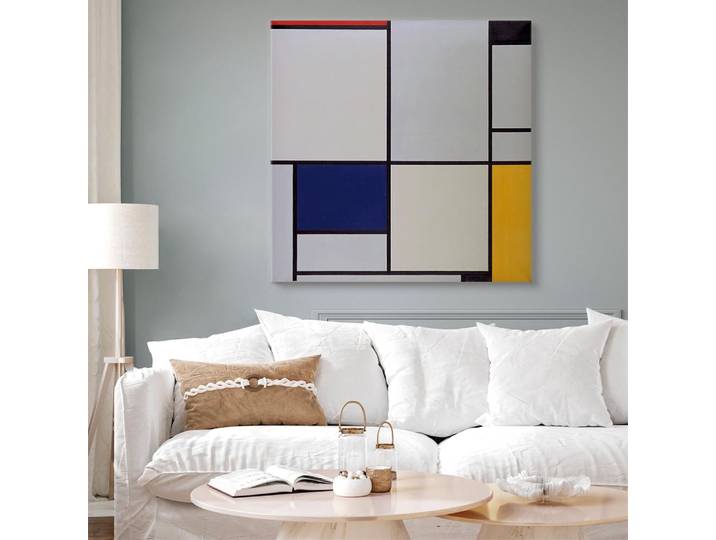 Leinwandbild Tableau I Filz Grau/Grau 40 x 40cm