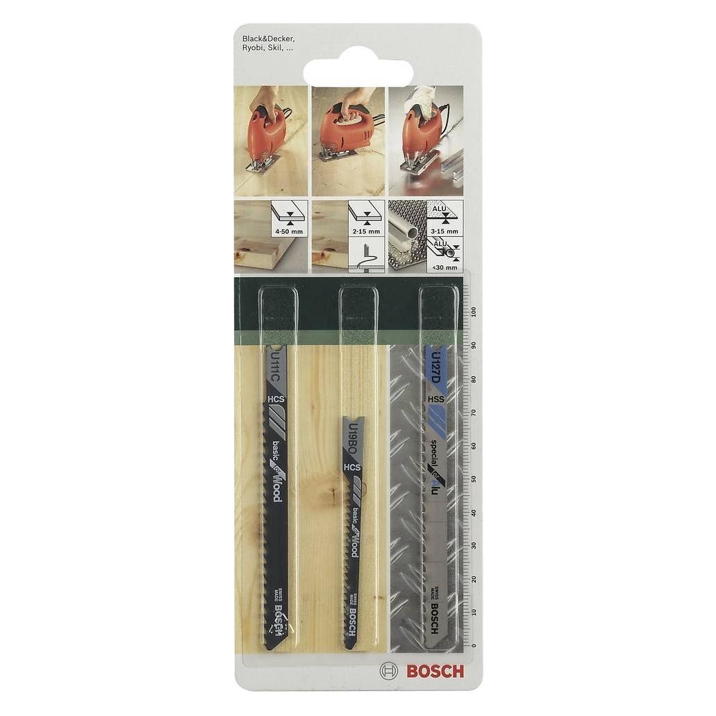 Bosch Zubehör Stichsägeblatt-Set (2609256774)