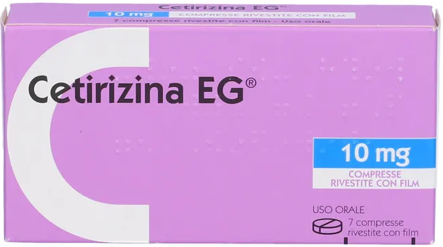 EG SpA Cetirizina EG 10 mg, 7 Compresse