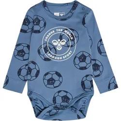 hummel hmlBALL langarm Baby-Strampler Jungen 4250 - coronet blue 68