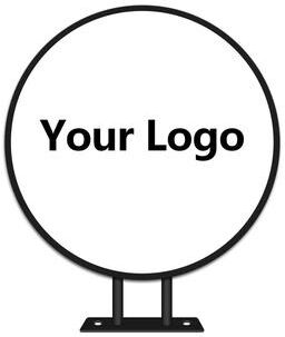 Uplift Essentials Illuminative Narrative Sculpture High Definition LED Architectural Business Sign round 11.8 X 11.8 In