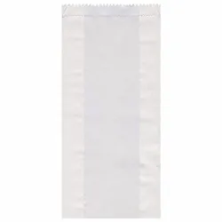 VEPATIM 100x Butterbrotbeutel aus Papier 15+7 x 35 cm  für ca. 2,5kg Inhalt