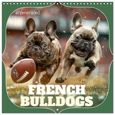 French Bulldogs (Wall Calendar 2027 12 × 12 Inch) CALVENDO 12 Month Wall Calendar