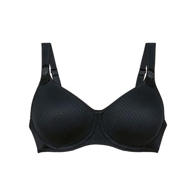 Entlastungs-BH ANITA "Komfort Bügel BH Leni", Damen, Gr. 75, Cup D, schwarz, Stoff, Obermaterial: 74% Polyamid PA. 26% Elasthan EL., BHs Entlastungs-BH